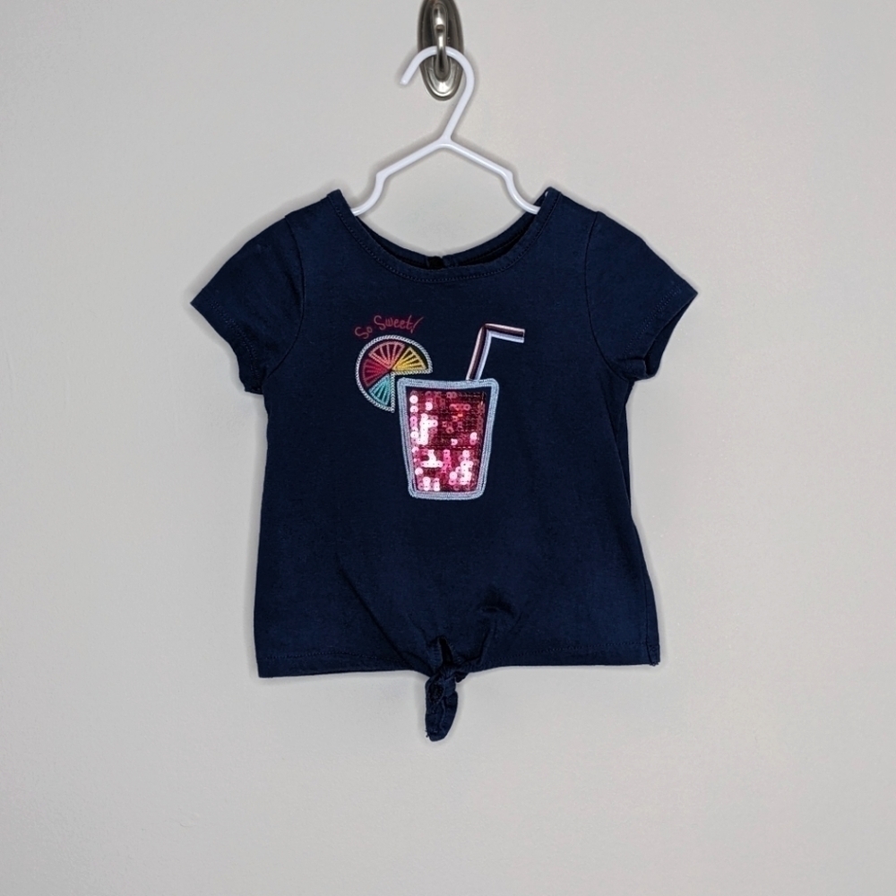 Vitamin Kids Lemonade Sequin Shirt 4T
